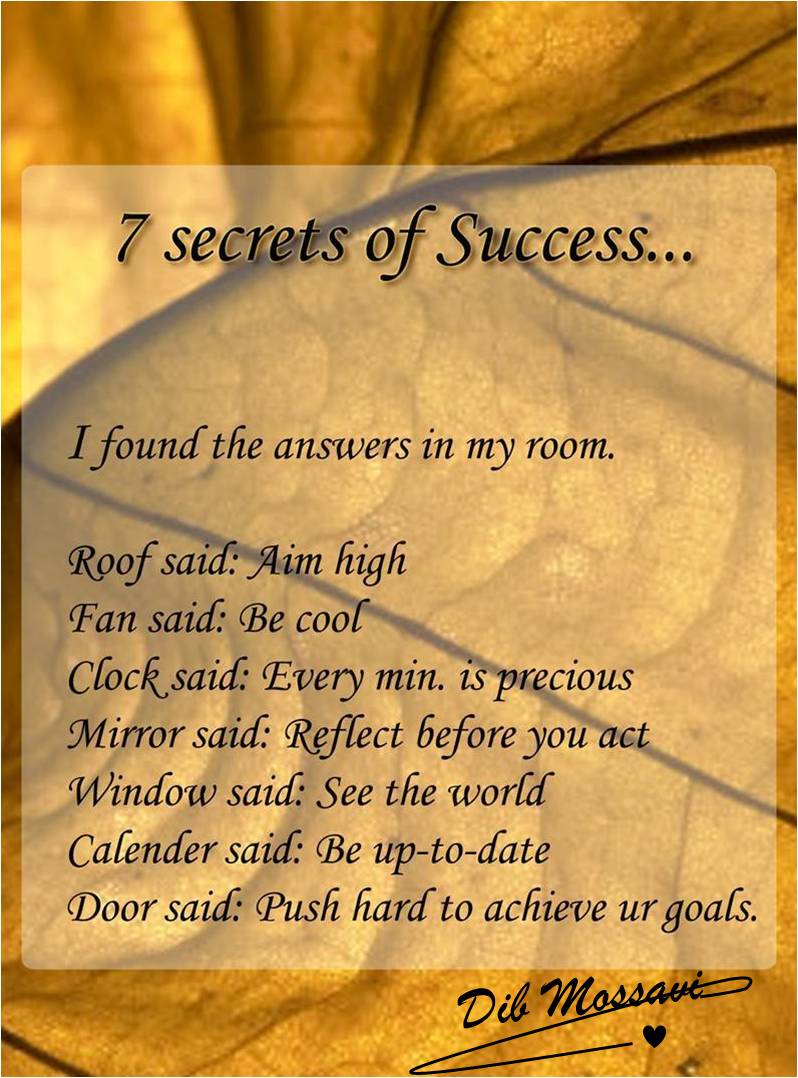 7 Secrets of Success